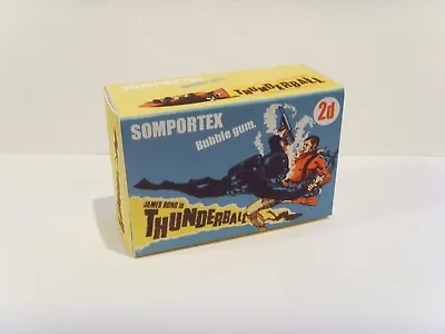 JAMES BOND THUNDERBALL - SOMPORTEX Superb Custom Picture/ Gum Cards Display Box. • £5.99