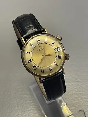 Jaeger LeCoultre Memovox Wrist Alarm Date 10k Yellow Gold Filled For Service • £695