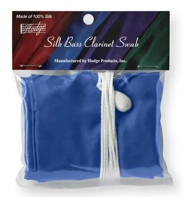 Hodge Silk Bass Clarinet Swab - Blue • $24.81