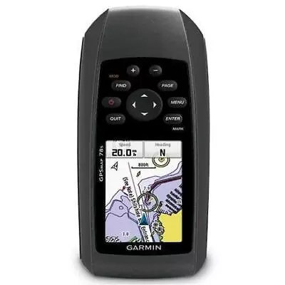 Garmin GPSMAP 78S Handheld Marine GPS Worldwide Navigation Chartplotter • $169.95