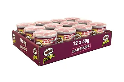 £10.99 • Buy Pringles Pop & Go Travel Box  12 X 40g Texas BBQ Flavour 