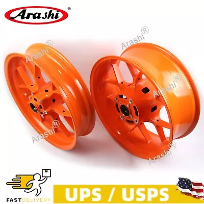 Arashi Front Rear Wheel Rims For Honda CBR1000RR 2008 - 2016 2009 2010 15 RS US • $632.69