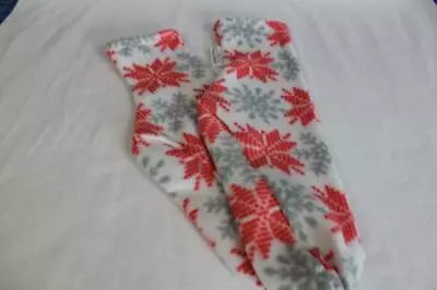 New Fleece Socks Red Snowflakes Men's Choose Size • $9.99