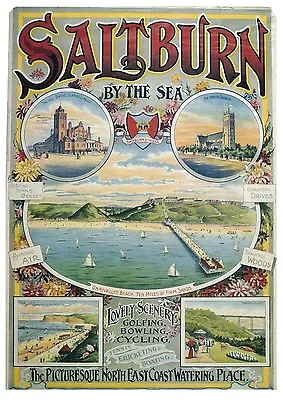 Vintage Railway Art Poster - Saltburn By The Sea A4 A3 A2 0230 • £6.99