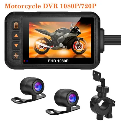 1080P/720P Motorcycle Camera DVR Handlebar Fixing 3  Motorcycle DVR Dash Cam New • £39.69