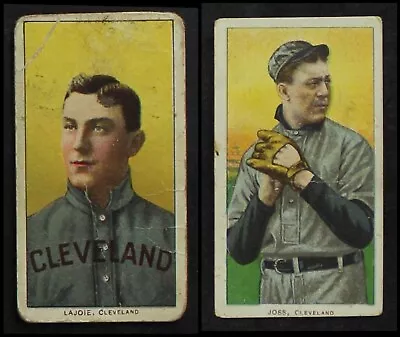 1909 T206 Cleveland Indians Almost Complete Team Set 2 - GOOD (16 / 17 Cards) • $3330