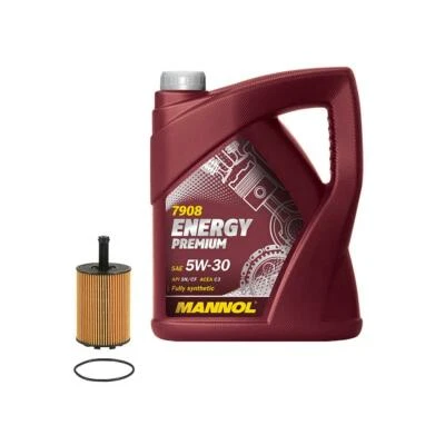 £22.52 • Buy Mannol 5W30 Engine Oil + Oil Filter Audi A3 2.0 2003-09 API SN / CH-4 - 5L