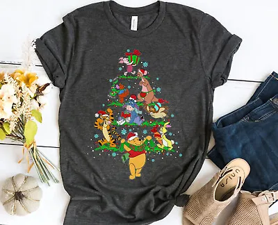 $19.99 • Buy Winnie The Pooh Christmas Tree Disney X-mas Holiday T-shirt Sweatshirt Hoodie
