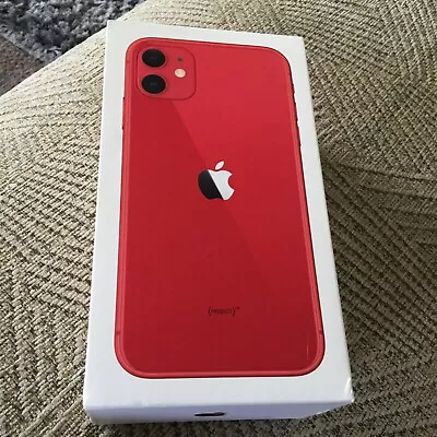 Apple IPhone 11 RED 128GB Unlocked Mint Condition 79% Battery Original Box • £195