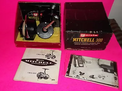 Vintage Garcia Mitchell 304 Reel W/paperwork Xtra Spool In 300 Box (unused) • $99.99