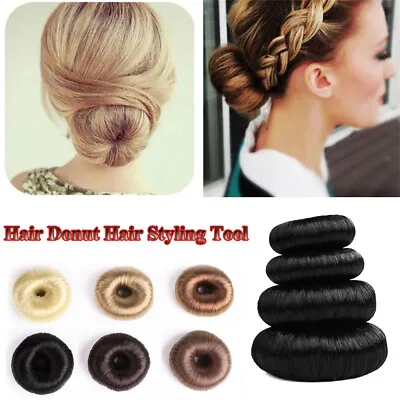 Ladies Girls Magic Hair Donut Hair Ring Bun Maker Hair Styling Tools C • £3.96