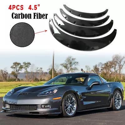 Carbon Fiber Fender Flares Wheel Arches Cover Body Kit For Chevrolet Corvette C5 • $69.98
