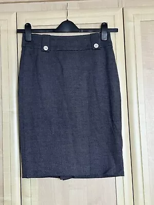 Marks And Spencer Women's Casual Petite Knee Length Pencil Skirt Ladies Size 6 • £2.99