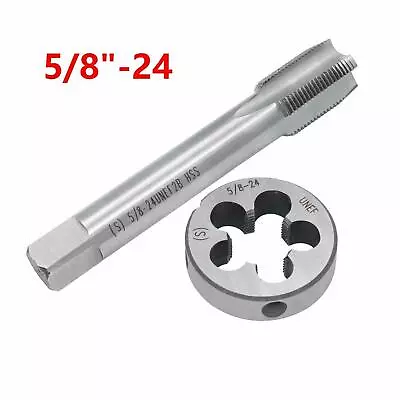 5/8 -24 Tap And Die Set HSS UNEF Right Hand Thread (5/8x24) Fast Shipping USA • $14.86