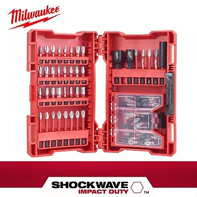 £29.95 • Buy Milwaukee Screw Drill Bit Set SHOCKWAVE Screw & Nut Driving Set 70 Pc 4932471587