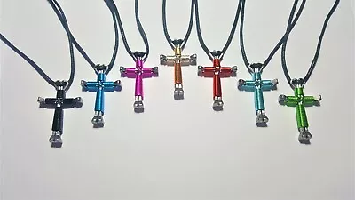 Lot Of 25 Horseshoe Nail Disciple Cross Necklace LOWEST PRICE! Great To Hand Out • $80