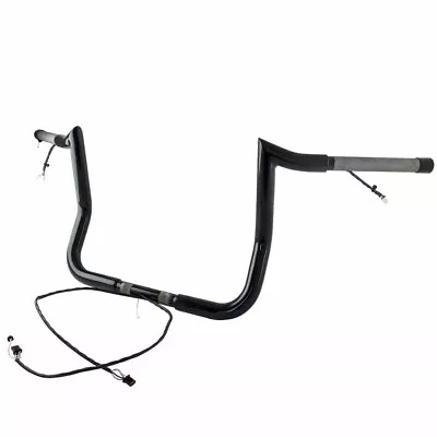 Yaffe Wired 10  Black Monkey Bagger Ape Hangers Bars Handlebars Harley Touring B • $569.95