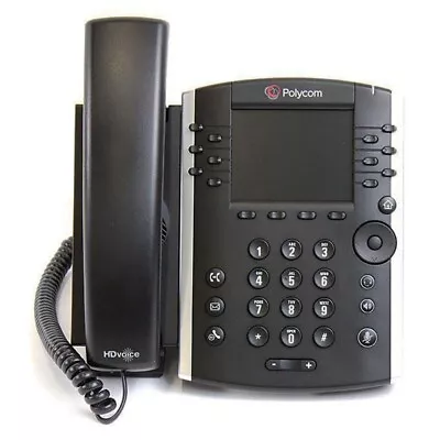 Polycom VVX 401 Corded 12 Line PoE IP Phone VOIP (2200-48400-025) • $34.99