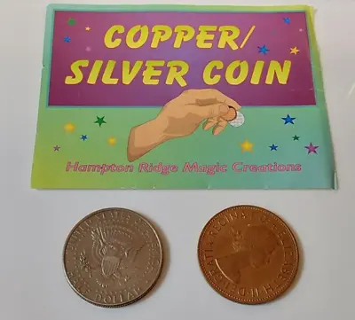 Copper Silver Coin By Hampton Ridge Magic Creations - Close Up Street Magic • $14.95