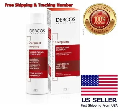 Vichy Dercos Energising Shampoo For Hair Loss 200ml • $23.99