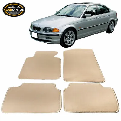 99-06 E46 M3 Floor Mats Carpet Front & Rear Beige 4PC - Nylon FOR: (BMW) • $45.99