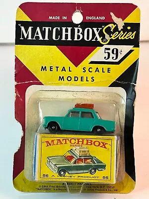 Matchbox No.56 Fiat 1500 Sedan Boxed On Blisterpack • $119.95