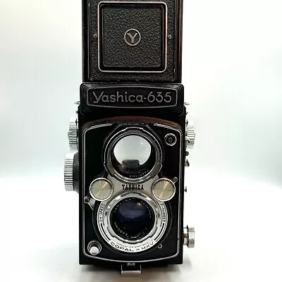 [AS IS] YASCHICA 635 TLR 6x6 Film Camera From Japan [blades Rear Lens Issues] • $181.45