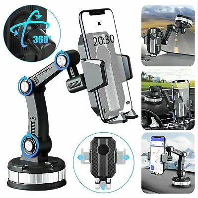 Universal Car Truck Mount Phone Holder Stand Dashboard Windshield For Cell Phone • $8.99