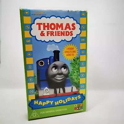 Thomas The Tank Engine - HAPPY HOLIDAYS - VHS 2000 (ABC For Kids & Friends) • $39.99