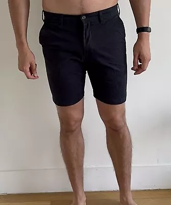 M&S Chino Shorts (W32 Regular Fit) Navy - NEW • £9.99