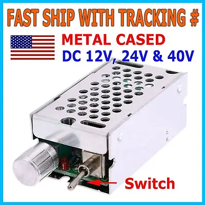 DC Motor Speed Controller Reversible PWM HHO Reversing Control Switch 12/24V 40V • $7.95