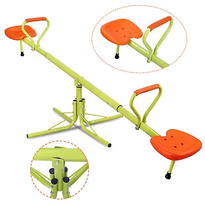 Extra Safe Kids Seesaw 360 Degree Playground Yard Metal Toys Game Balance Board  • $50.58