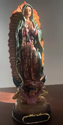 Vintage Catholic Church Our Lady Of Guadalupe 12  Statue • $53.46