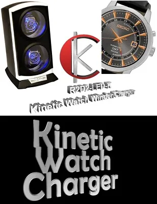 Dual Kinetic Automatic Watch Charger   Star Wars  LED Lights!  Model: R2D2-LED-K • $168.97