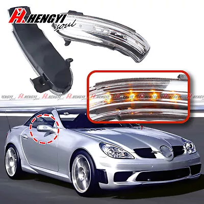 For Mercedes SLK-Class R171 W171 SL-Class LED Clear Mirror Turn Signal Light • $23.74