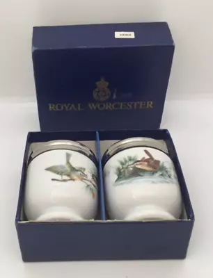 Royal Worcester Boxed Pair Of Bird Egg Coddlers • £32