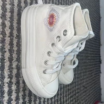 Junior Chuck Taylor All Star Hi Eva Lift Trainer Infant 10 • £5