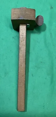 Vintage Woodworking Carpenters Mortise Marking Gauge Scribe W/Measurements 6” • $15