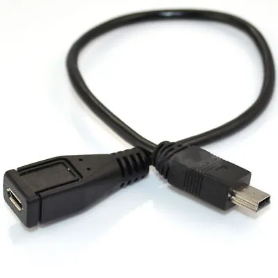 Mini USB Male To Micro USB Female Extension Date Power Charging Cable Cords • $1.79