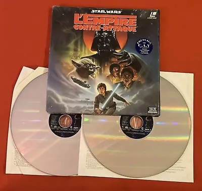 Star Wars L’Empire Strikes Back VF Pal Very Good Condition 2X Laserdiscs • $47.76