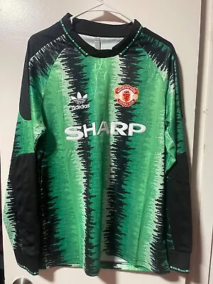 Man United 1990/91 Goalkeeper Jersey Long Sleeve • $75