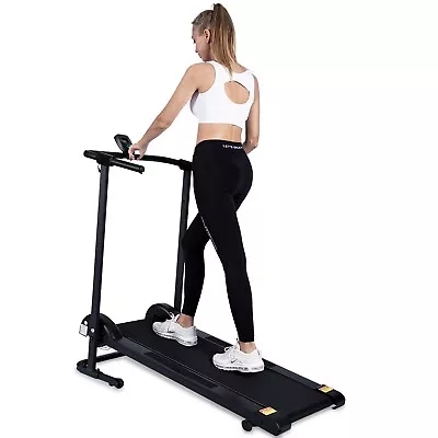 Manual Treadmill Non Electric Treadmill 10° Incline Small Foldable Home Running • $199