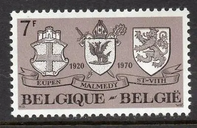 BELGIUM MNH 1970 SG2177 Arms Of EupenMalmedy And St Vith • $2.49