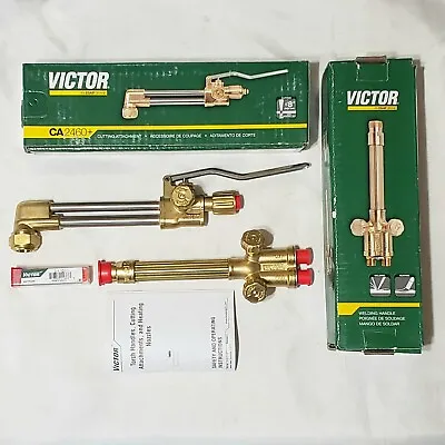 Victor Cutting Welding Torch Set CA2460+ Attachment 315FC+ Handle Tip Journeyman • $289