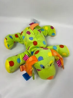 Mary Meyer Taggies Buddy Puppy Dog Green Plush Soft Toy  Baby Comforter • £12.99