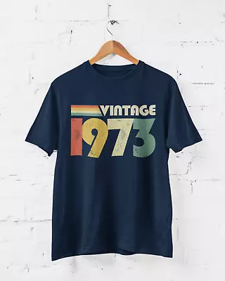£10.95 • Buy 50th Birthday In 2023 T Shirt Vintage 1973 Gift Idea Fiftieth Present Up To 6XL