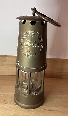 Vintage Miner's Lamp M & Q..The Protector Lamp & Lighting Co. Type 6..Eccles. • £41