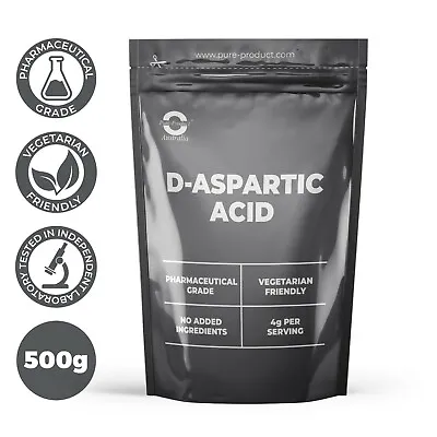 500g Pure D-aspartic Acid Powder Daa Testosterone Booster • $36.81