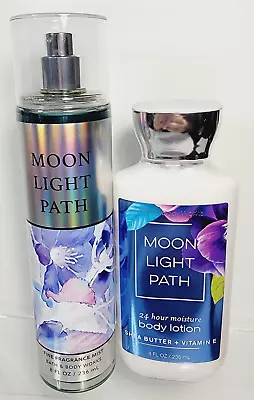 MOONLIGHT PATH Bath & Body Works Fragrance Mist Body Lotion Set NEW Fast Ship • $22.87