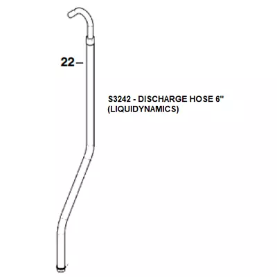 Liquidynamics Discharge Hose 6  (S3242) • $66